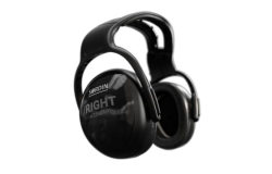 MSA left/RIGHT Headband Earmuff, zwart, Medium